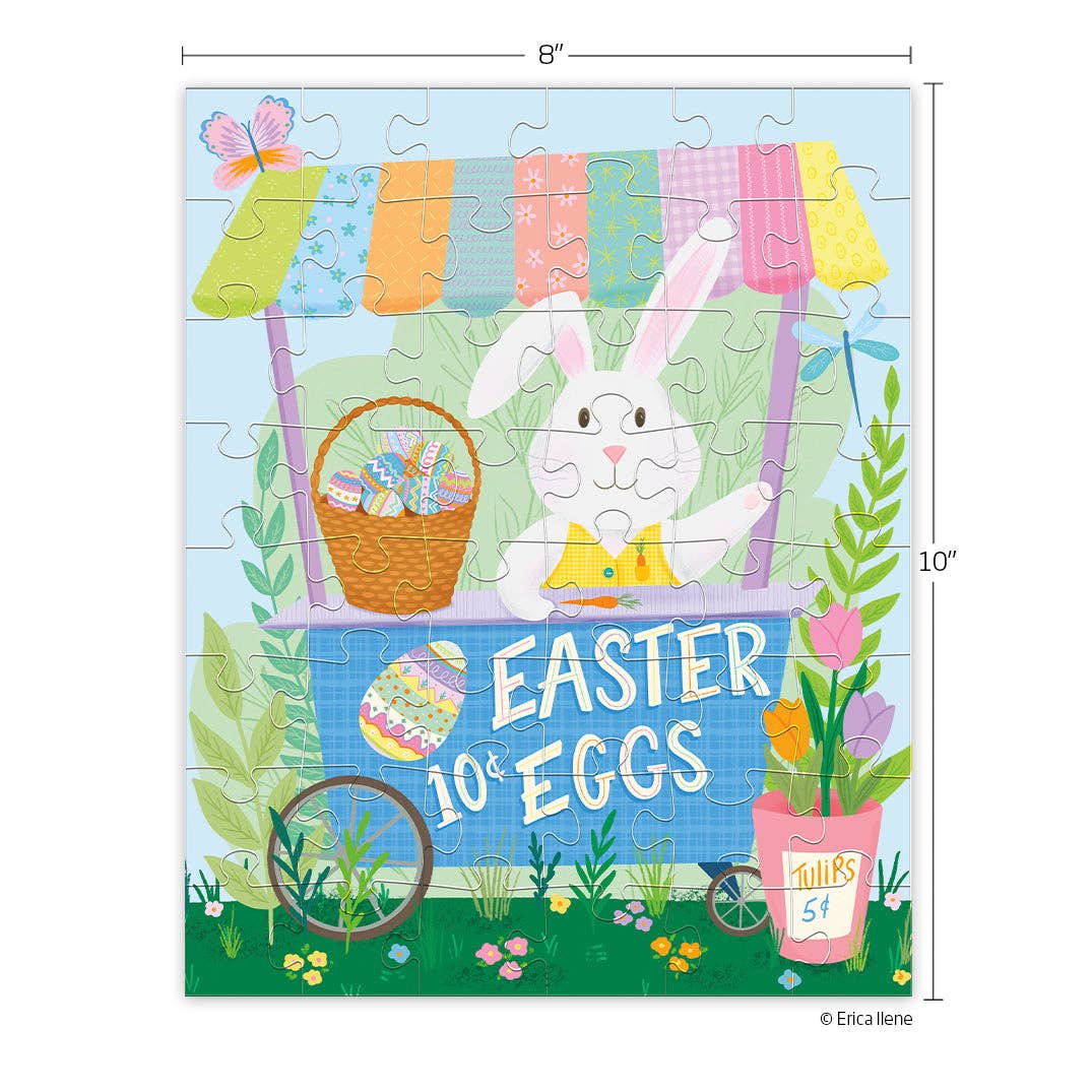 WerkShoppe - Easter Egg Cart 48 Piece Puzzle Snax