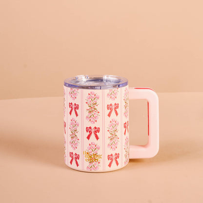 The Darling Effect - 14 oz Insulated Mug-Oh So Merry