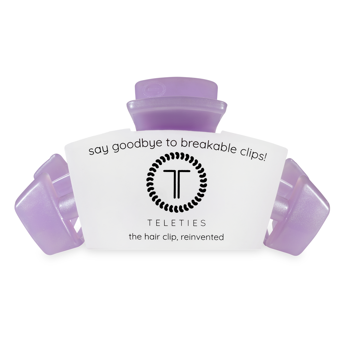 TELETIES - Classic Hair Clip | Large | Lavender Mist