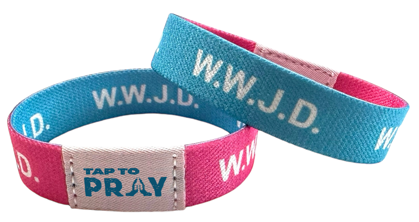 Versible - Tap To Pray Wristbands - Tap W/Phone For Daily Verse/Prayer: Medium / River Rock Camo Class / Sage