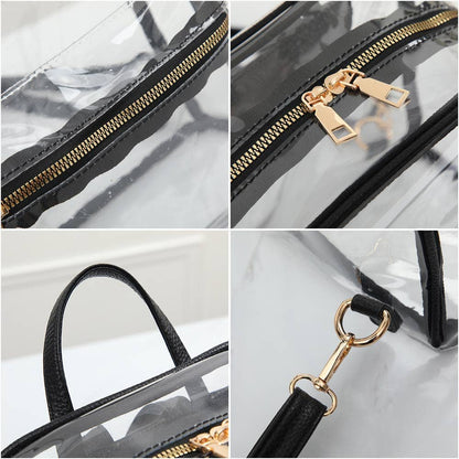 Clear Backpack Bag: White