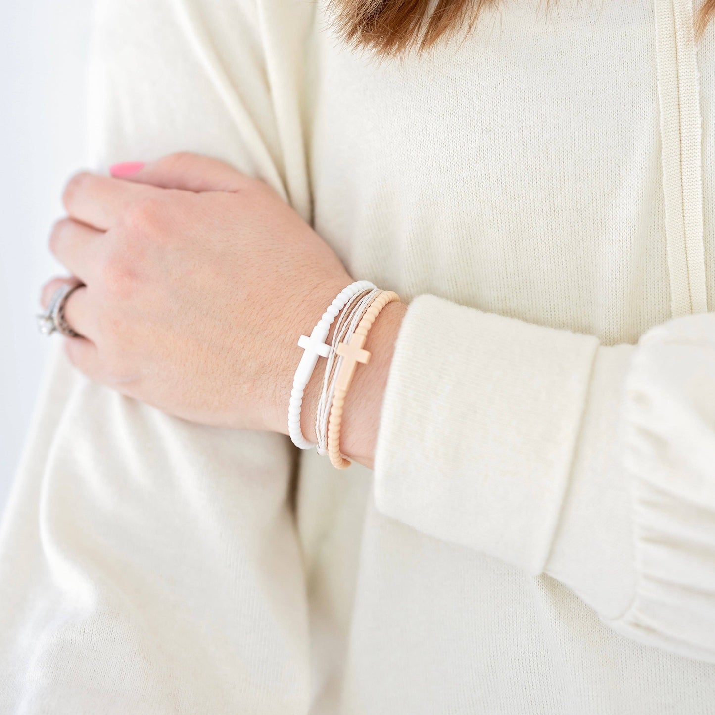 Ryan & Rose - Jesus Bracelets - 25 Packs: Kaleidoscope (25 Pack) / Small
