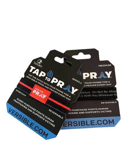 Versible - Tap To Pray® Wristband – First Responders - Firefighters: X-Small