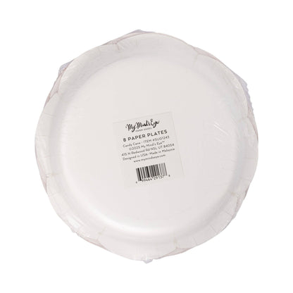 My Mind’s Eye - SUG1243 - Candy Cane Patterned Plate