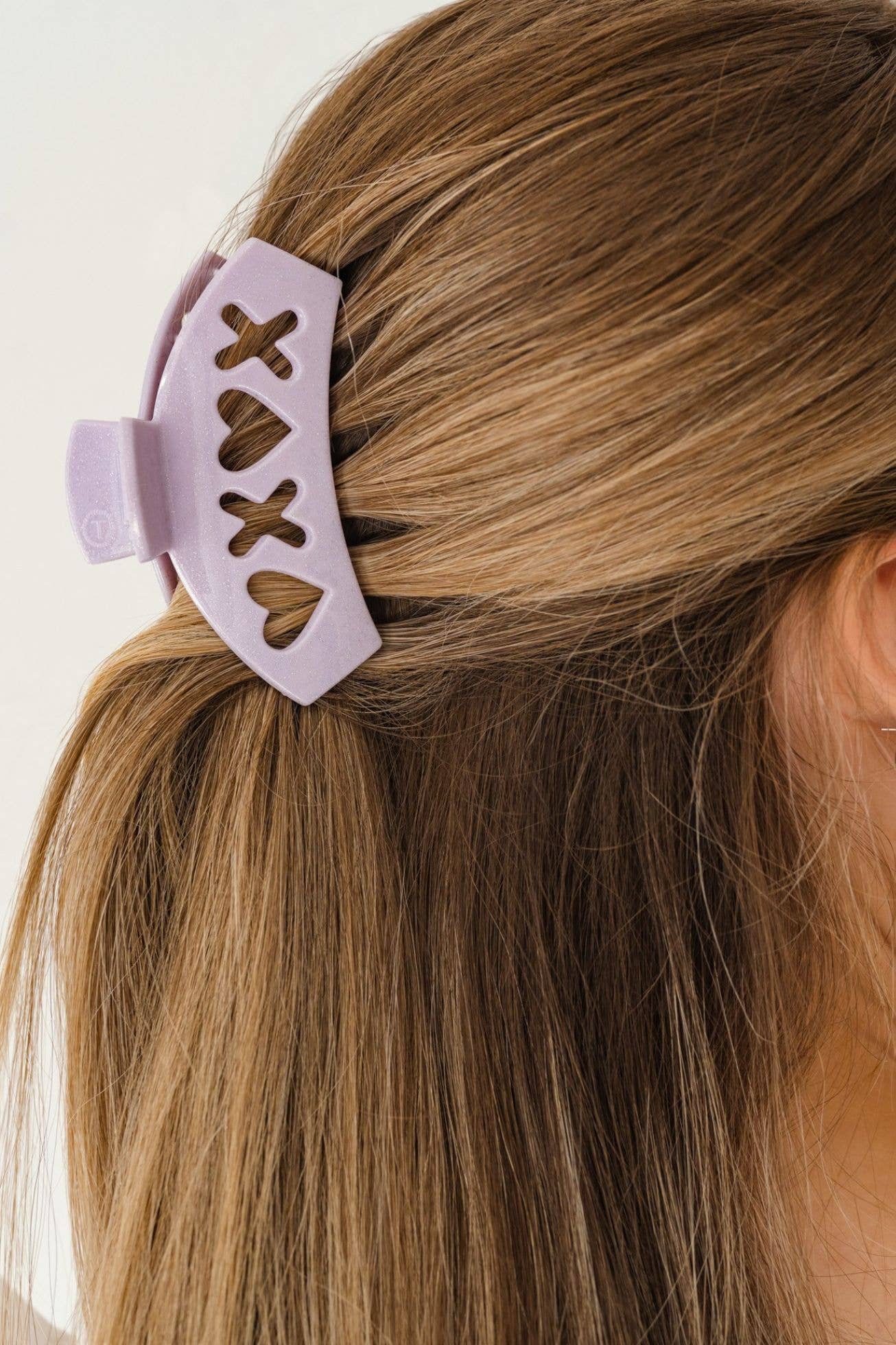 TELETIES - Purple Sweet Talker Medium Hair Clip