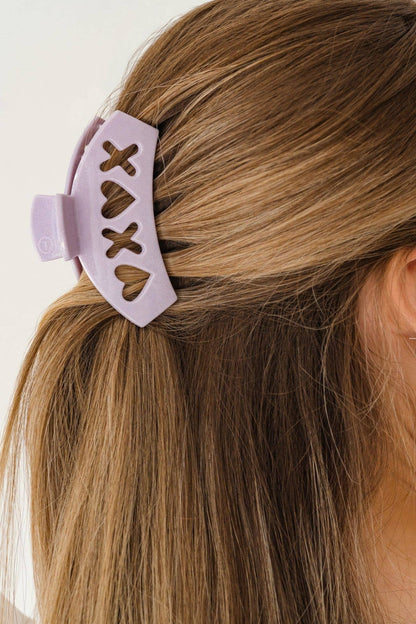 TELETIES - Purple Sweet Talker Medium Hair Clip