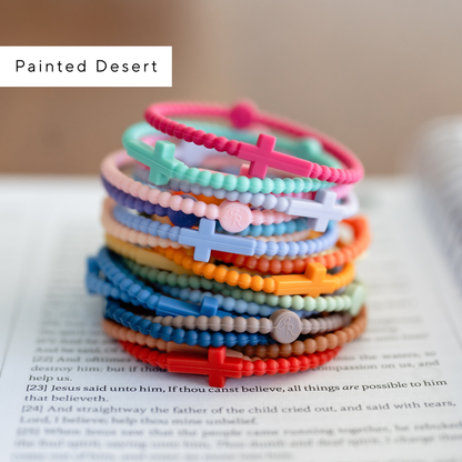 Ryan & Rose - Jesus Bracelets - 25 Packs: Kaleidoscope (25 Pack) / Extra Small