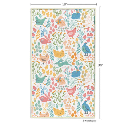 WerkShoppe - Springtime Friends Microfiber Kitchen Towel