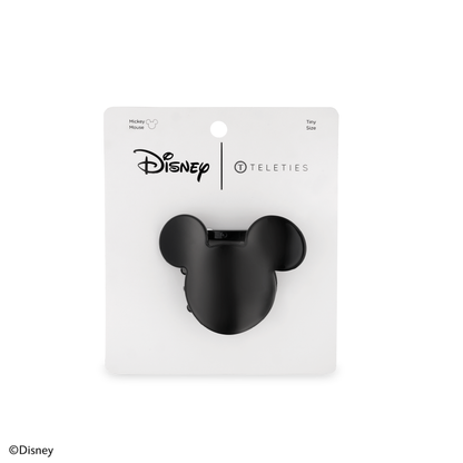 TELETIES - Disney: Mickey Mouse Shaped | Tiny |  Flat Hair Clip