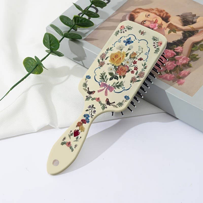 JOSSLYN by wall to wall - LARGE DETANGLE PADDLE HAIR BRUSH COMB | 40HC100: BOW B