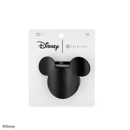 TELETIES - Disney: Mickey Mouse Shaped | Small |  Flat Hair Clip