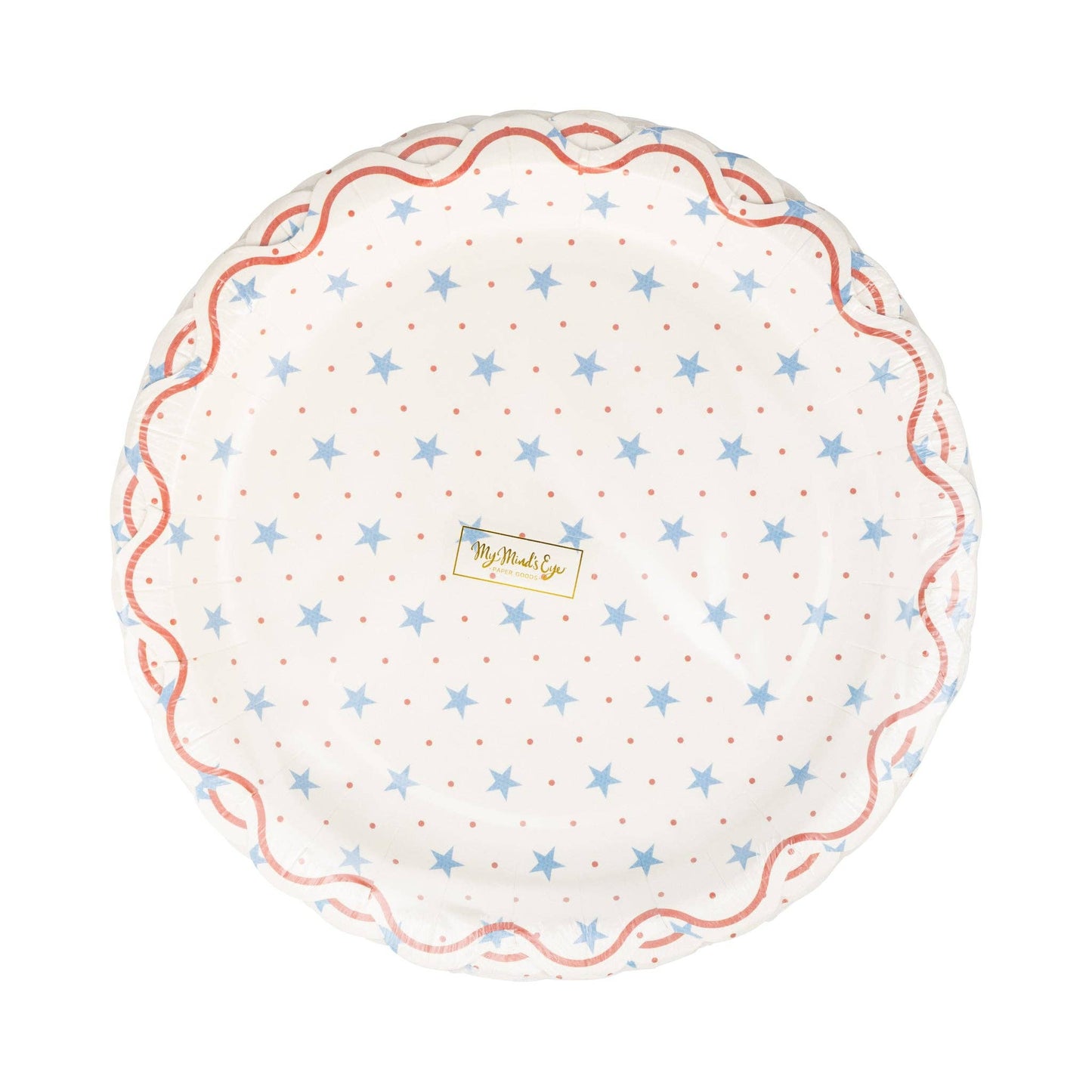 My Mind’s Eye - HAM1142 - Hamptons Petite Stars 9" Paper Plate