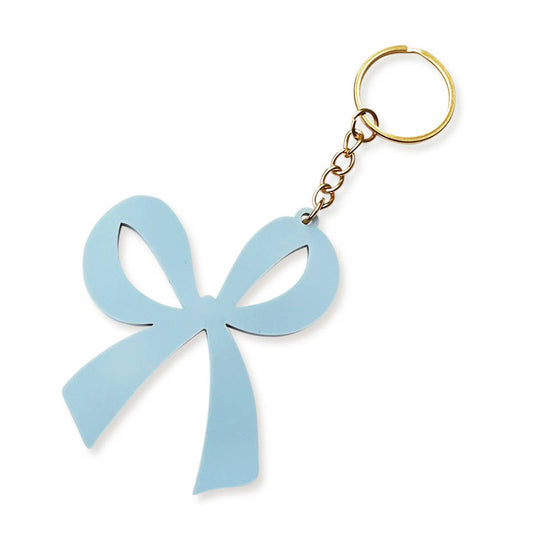 Viv&Lou - Light Blue Bow Keychain