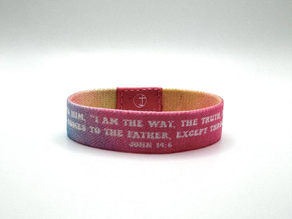 Versible - Happy Vibes / John 14:6 Wristband: Small