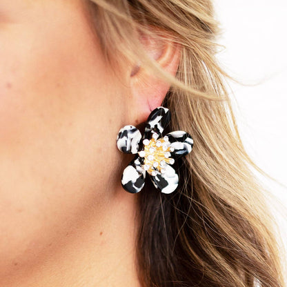 Viv&Lou - Black Melrose Earrings