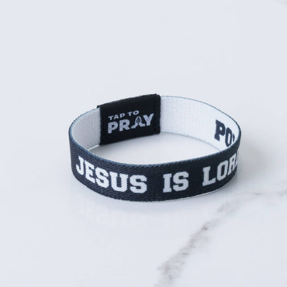 Versible - Tap To Pray™ Wristbands - Jesus Is Lord: Small / Jesus is Lord / Powered by Faith