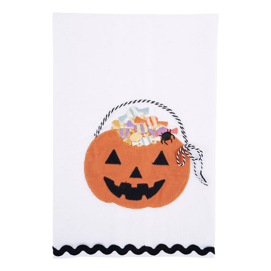 Glory Haus - Candy Pumpkin Pail Tea Towel