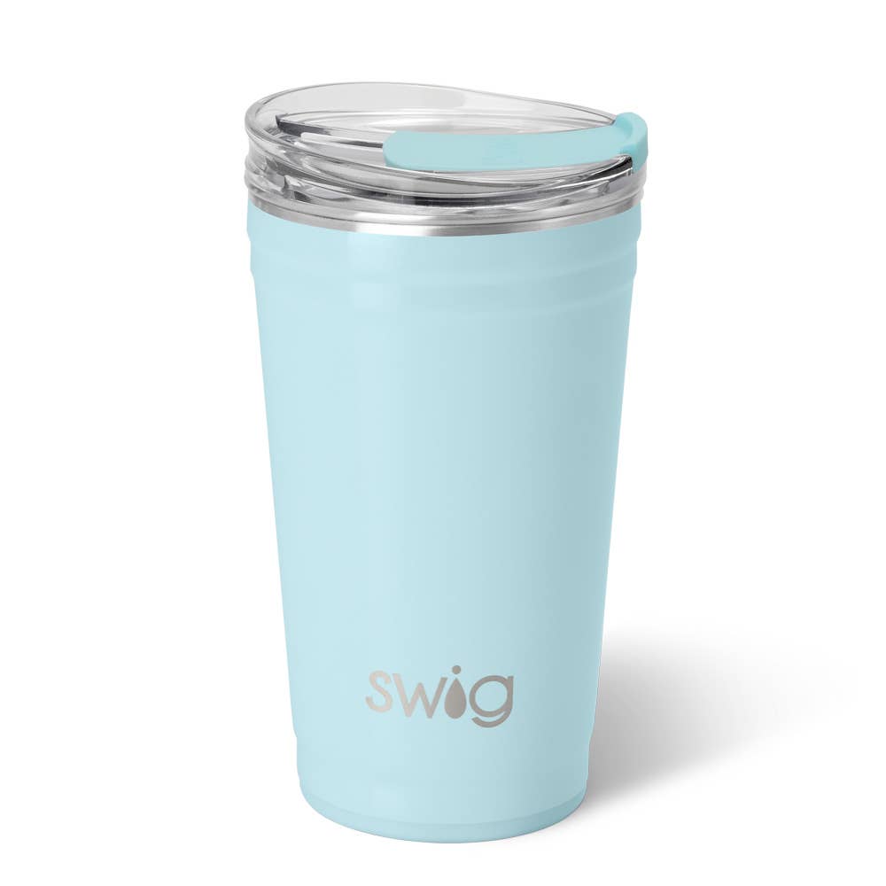 Swig Life - Shimmer Aquamarine Party Cup (24oz)