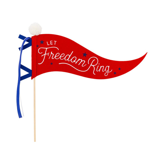 My Mind’s Eye - SSP1115 - Let Freedom Ring Felt Pennant Banner