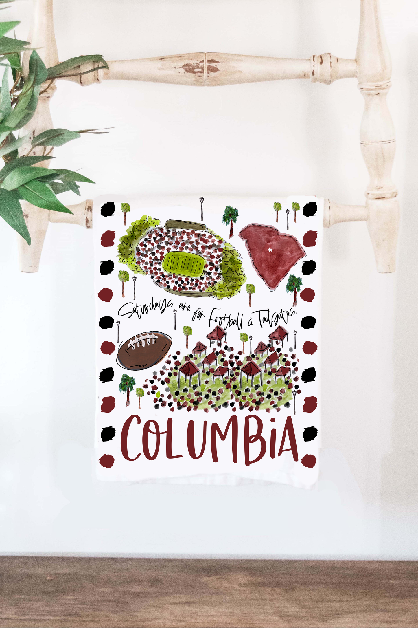 Happy By Rachel, LLC - Columbia, SC Tea Towel