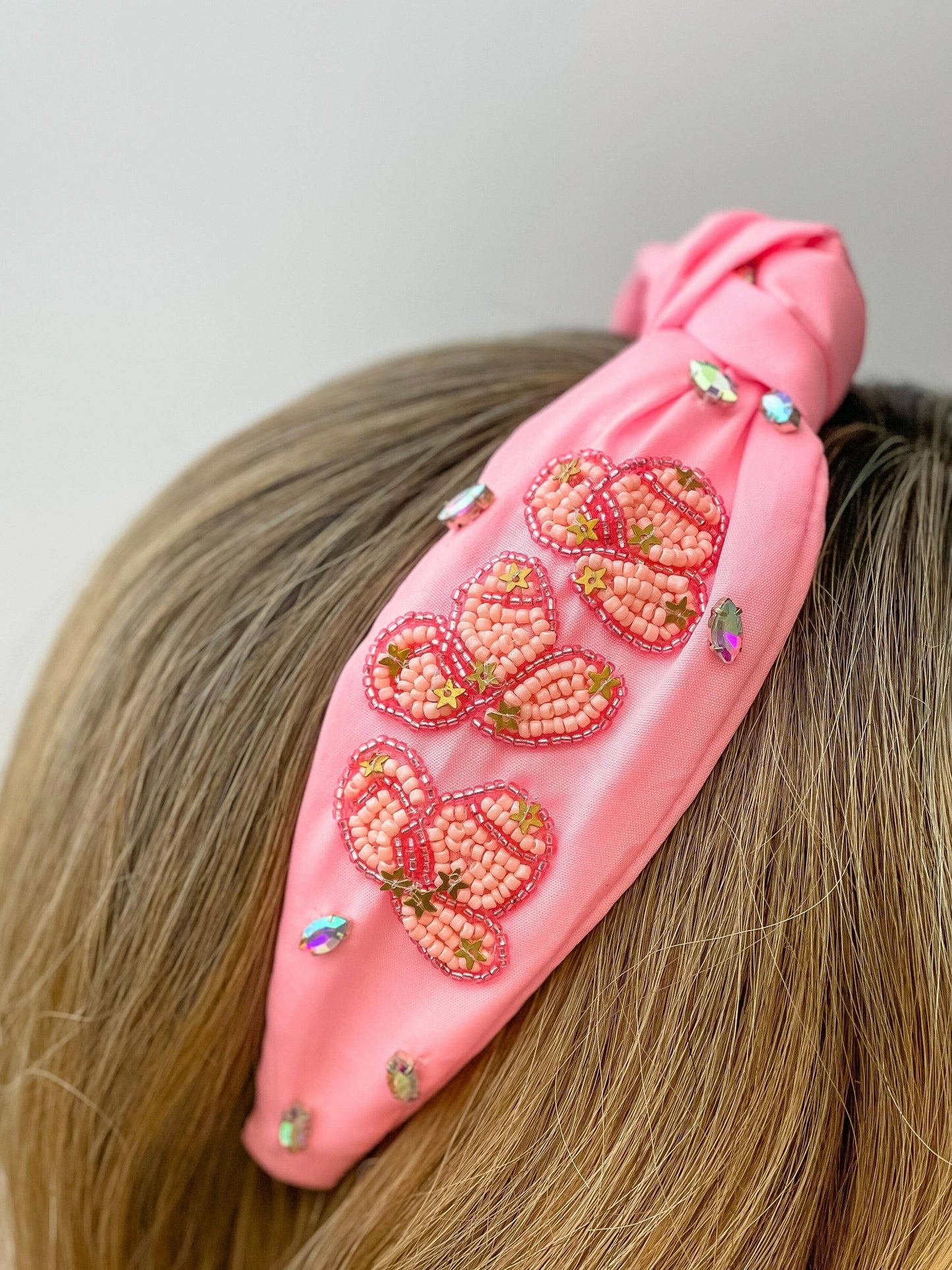 Prep Obsessed Wholesale - Cowgirl Embellished Headbands: Hot Pink