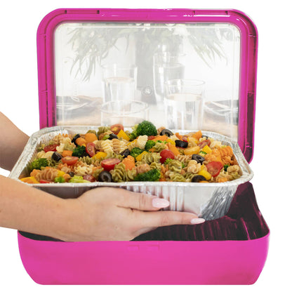 Fancy Panz - Classic Set - Pan Frame w/ Lid & Serving Spoon - Hot Pink