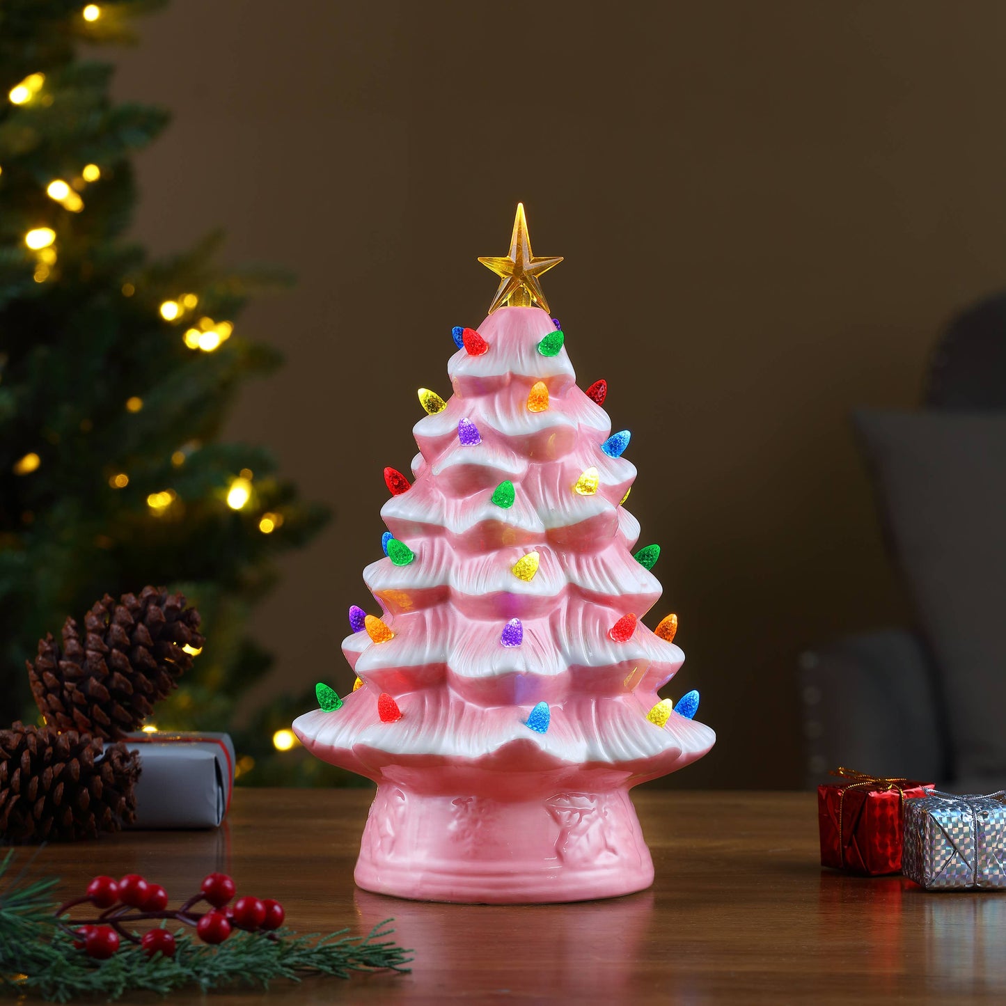 12" Nostalgic Tree - Pink