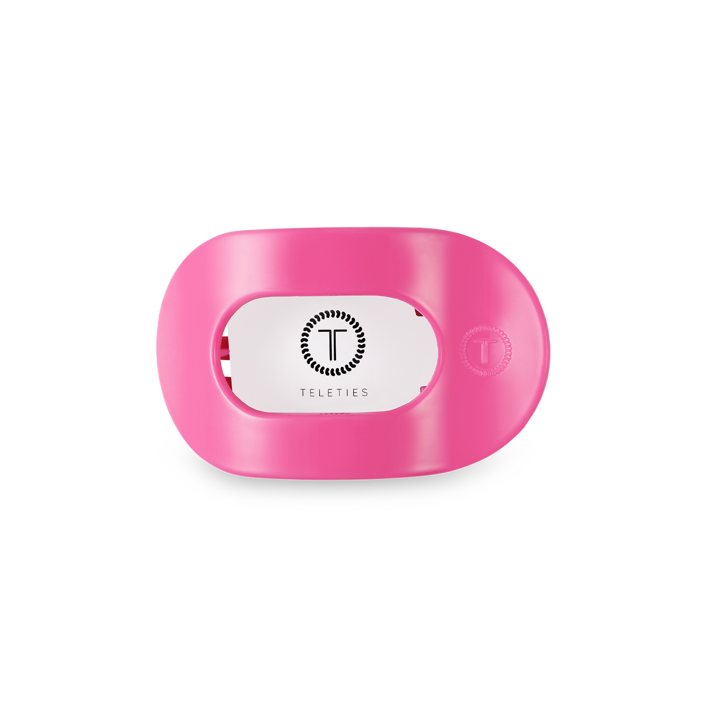 TELETIES - Paradise Pink Small Flat Round Hair Clip