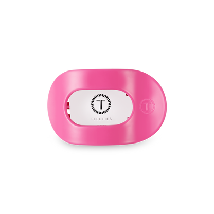 TELETIES - Paradise Pink Small Flat Round Hair Clip