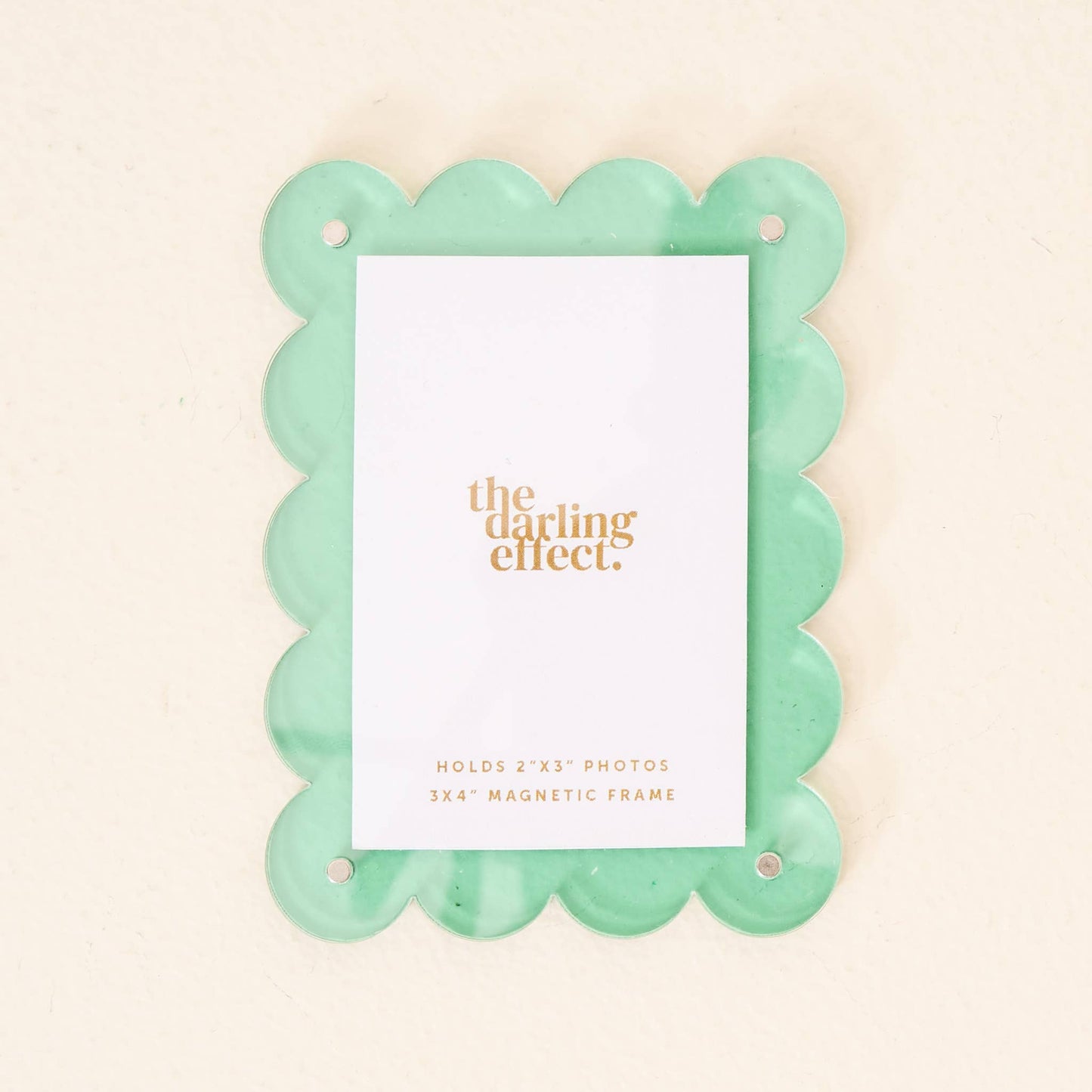 The Darling Effect - Mini Acrylic Picture Frame Magnet-Mint Green