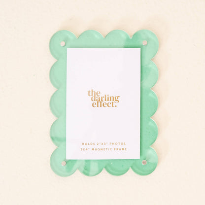 The Darling Effect - Mini Acrylic Picture Frame Magnet-Mint Green
