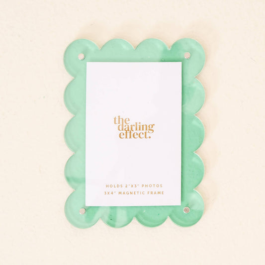 The Darling Effect - Mini Acrylic Picture Frame Magnet-Mint Green