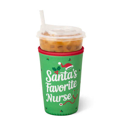 Santas Favorite Nurse Cup Coolie