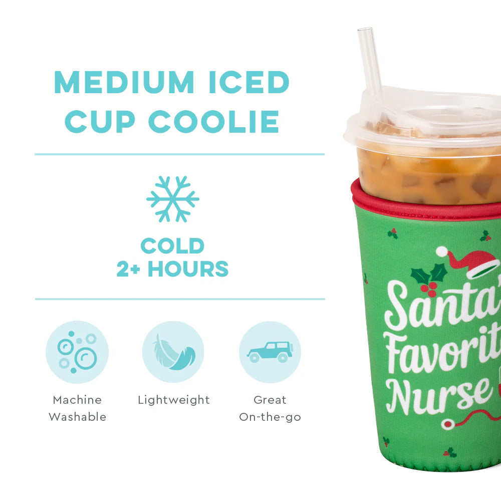 Santas Favorite Nurse Cup Coolie