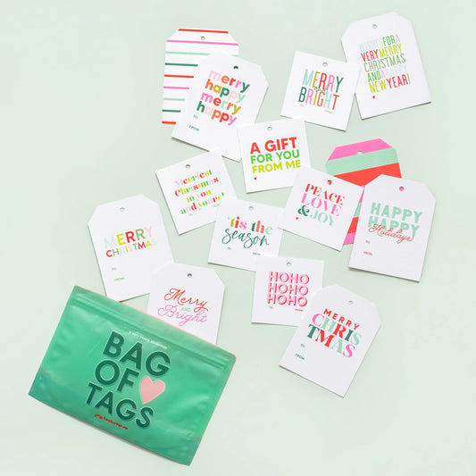 Joy Creative Shop - Bag of Tags - Christmas