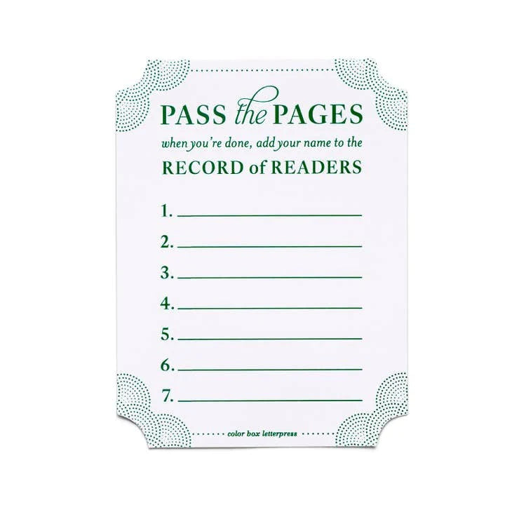 Passs the Pages Bookplate
