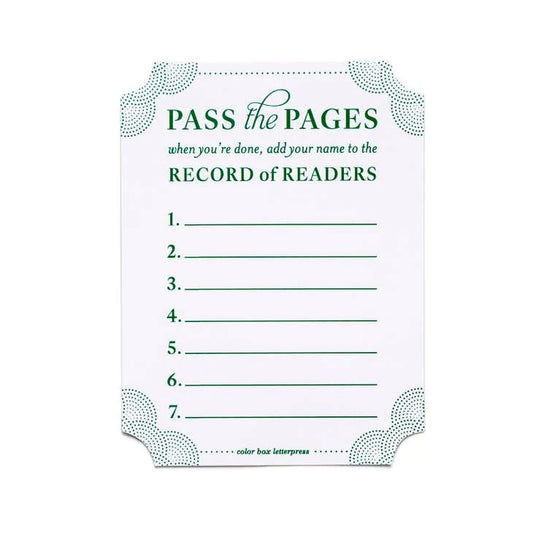 Passs the Pages Bookplate