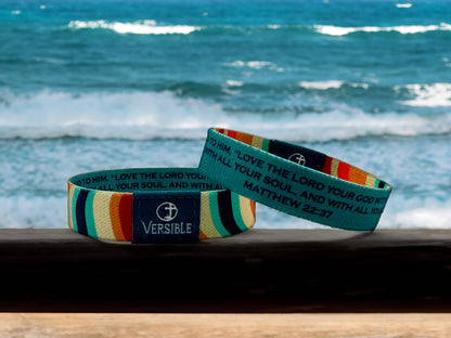 Versible - Vibrations / Matthew 22:37 Wristband: Medium