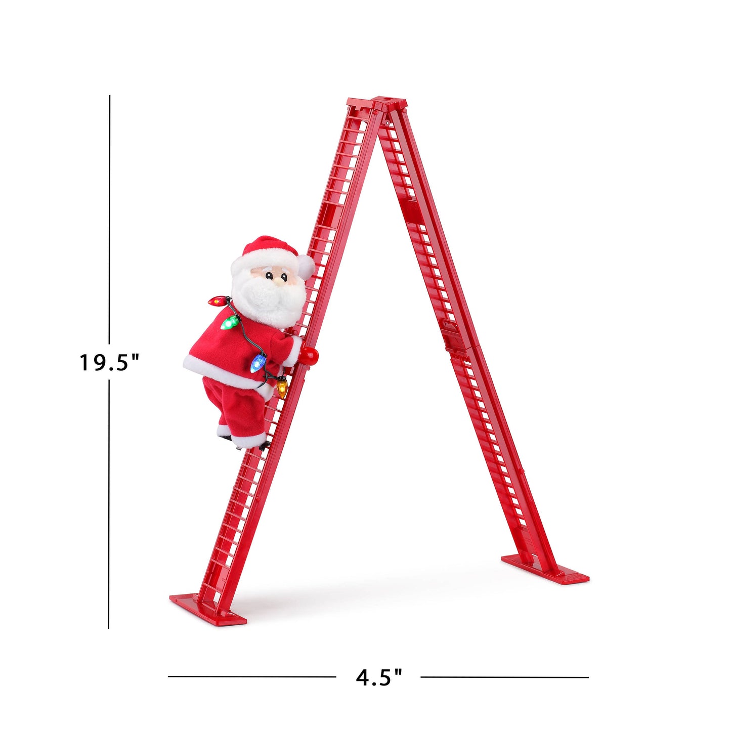 Mini Climber - White Santa
