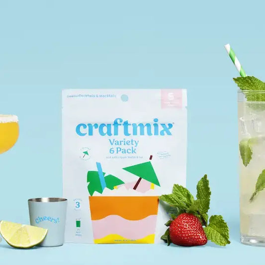 Craftmix - Variety Pack Cocktail Mixers - 6 Servings Multipack