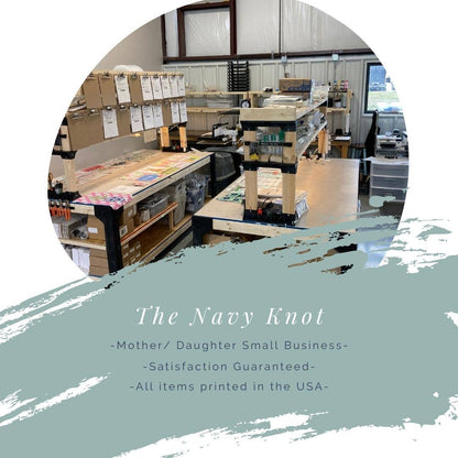 The Navy Knot - Summer Garden Flag - Crossed Flags Blue Background: 12" x 18" - Double-Sided