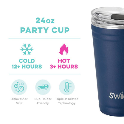 Swig Life - Navy Party Cup (24oz)