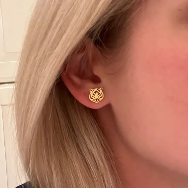 Steele Sloan Designs - Mommy and Me -Cute Tiger Earrings! Tiger Cub Earrings