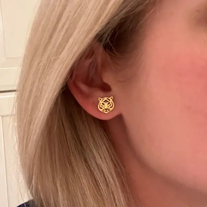 Steele Sloan Designs - Mommy and Me -Cute Tiger Earrings! Tiger Cub Earrings