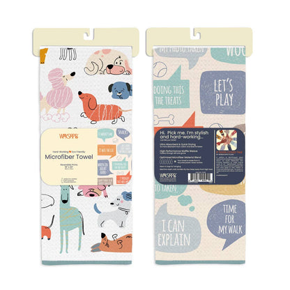 If Dogs Could Talk Microfiber Kitchen Towel