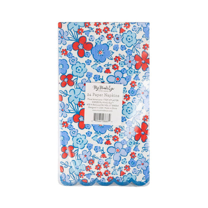 My Mind’s Eye - FLA1138 - Floral Americana Dinner Napkin
