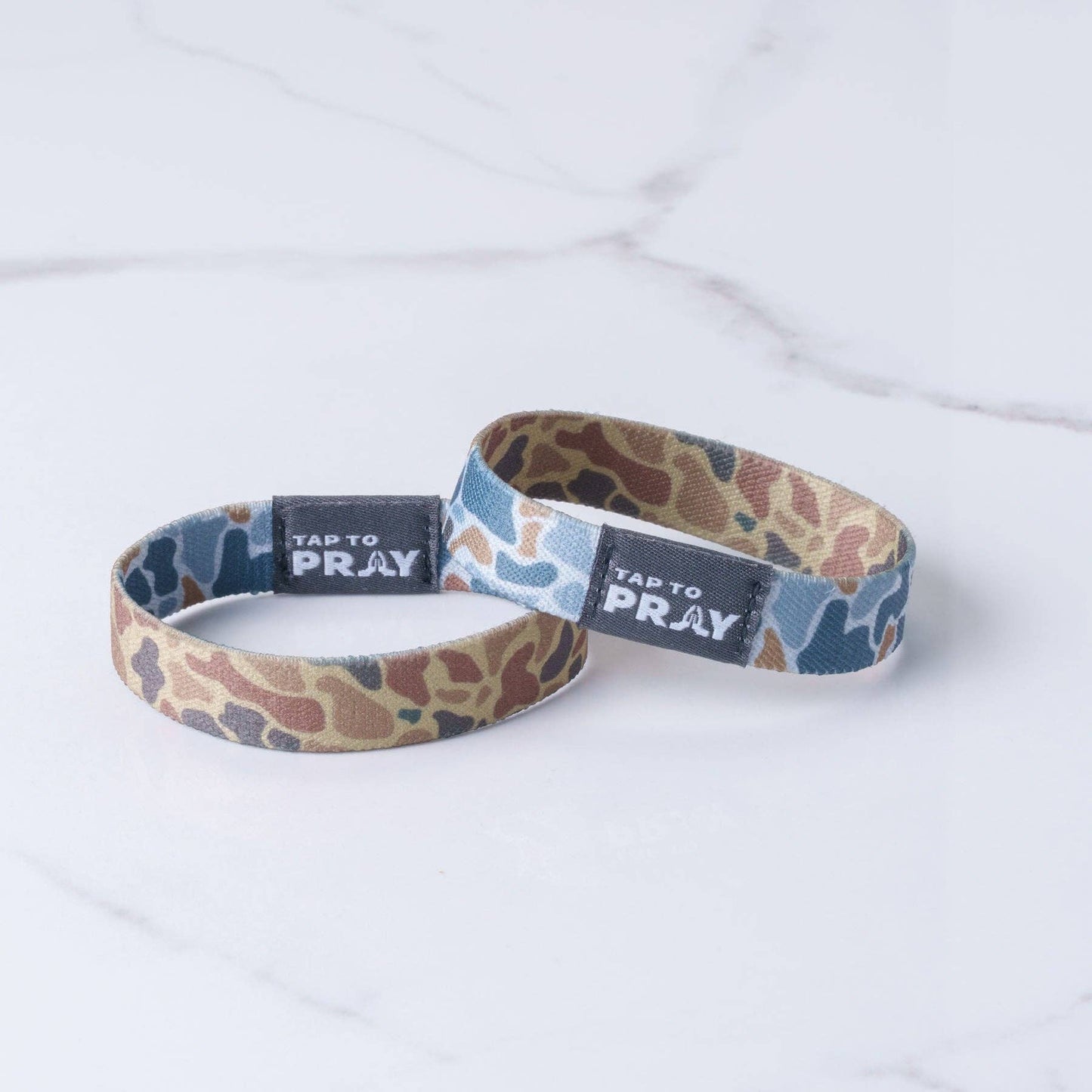 Versible - Tap To Pray® Wristband – River Rock Camo - Sahara and Copper: X-Small