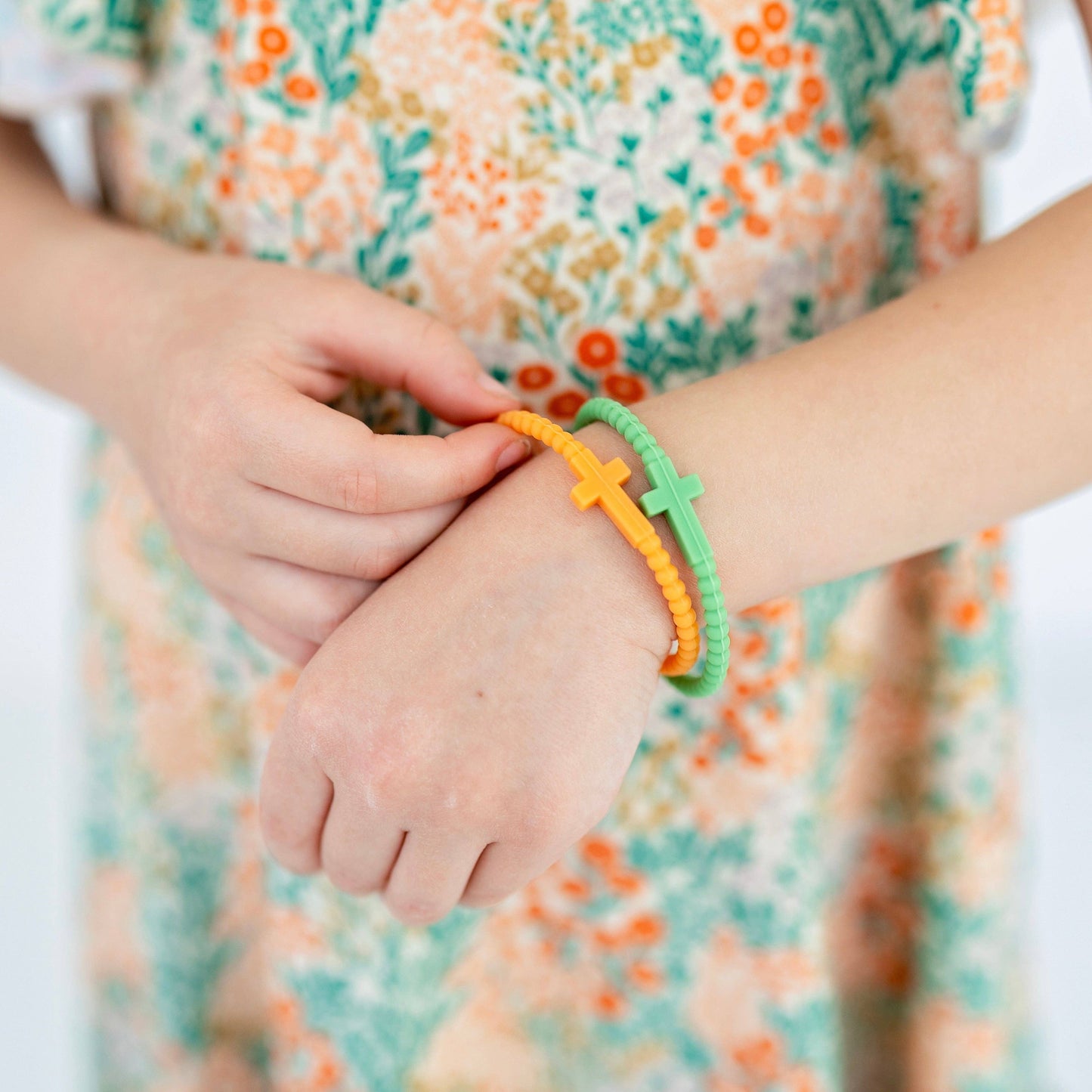 Ryan & Rose - Jesus Bracelets - 25 Packs: Kaleidoscope (25 Pack) / Extra Small