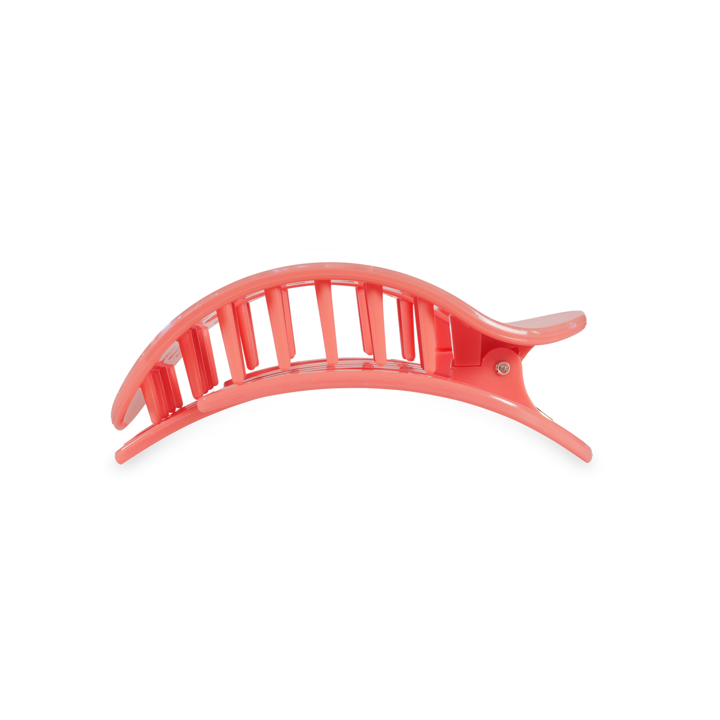 TELETIES - Flat Round Hair Clip | Medium | Dreamsicle