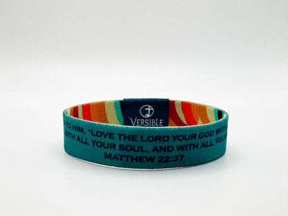 Versible - Vibrations / Matthew 22:37 Wristband: Medium